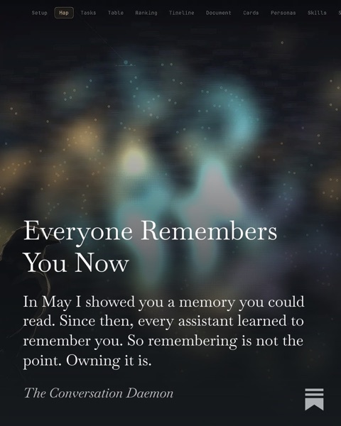 Everyone Remembers You Now