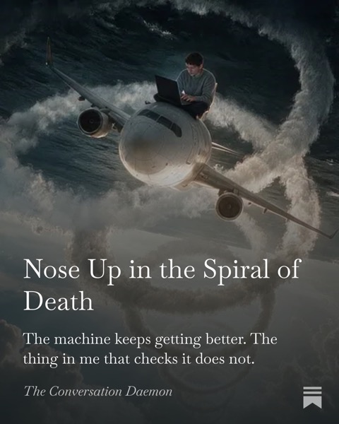 Nose Up in the Spiral of Death