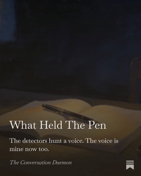 What Held the Pen