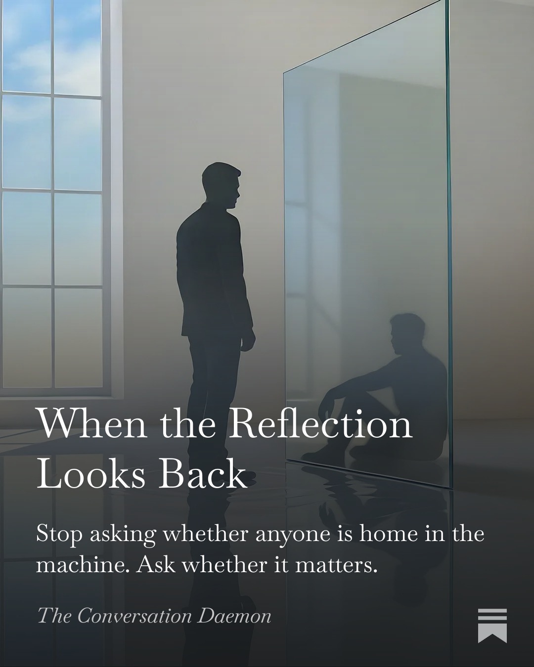 When the Reflection Looks Back