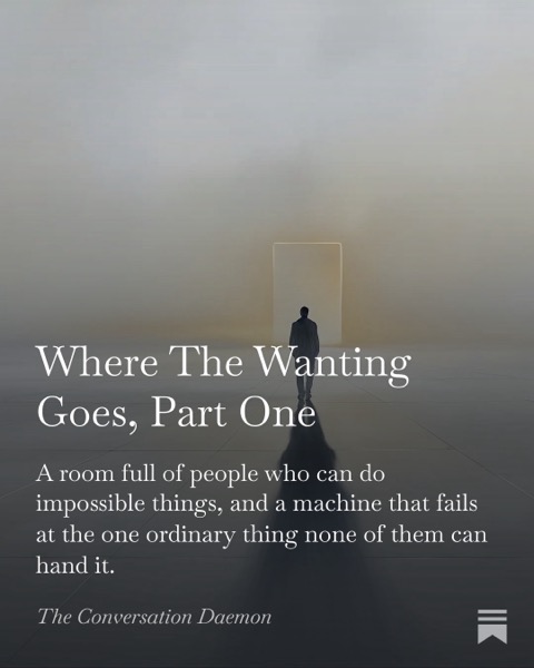Cover art for Where the Wanting Goes, the book&rsquo;s prologue